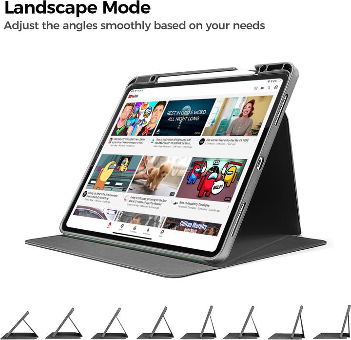 Actual product image tomtoc B02 (Apple iPad Pro 12.9 2015, Apple iPad Pro 12.9 2017, Apple iPad Pro 12.9 2018, Apple iPad Pro 12.9 2020)