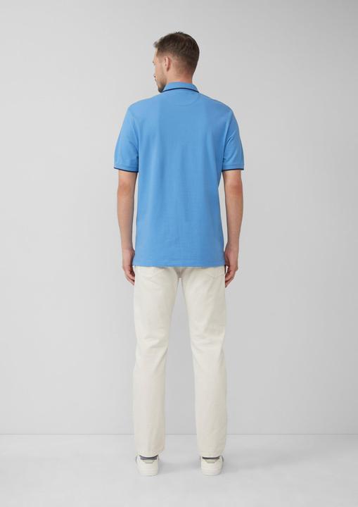 Produktbild S.Oliver Polo-Shirt Sportives Piqué-Poloshirt mit Kontrast-Details (XXL)