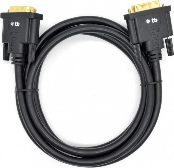 Produktbild Lenovo MM DVI 24 + 1 Kabel 1,8 m. Schwarz, Gold (AKXVD24DVI18B) (1.80 m, DVI)