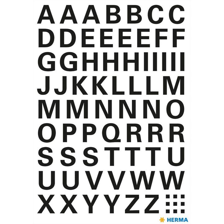 Actual product image HERMA Letter labels