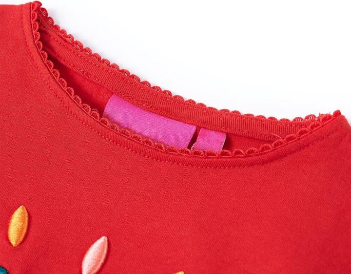 Immagine prodotto vidaXL Camicia da bambino a maniche lunghe ocra scuro 128,Materiale: 95 (128)