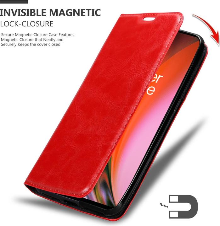 Produktbild Cadorabo Book Invis. Magnet Hülle (OnePlus Nord 2 5G)
