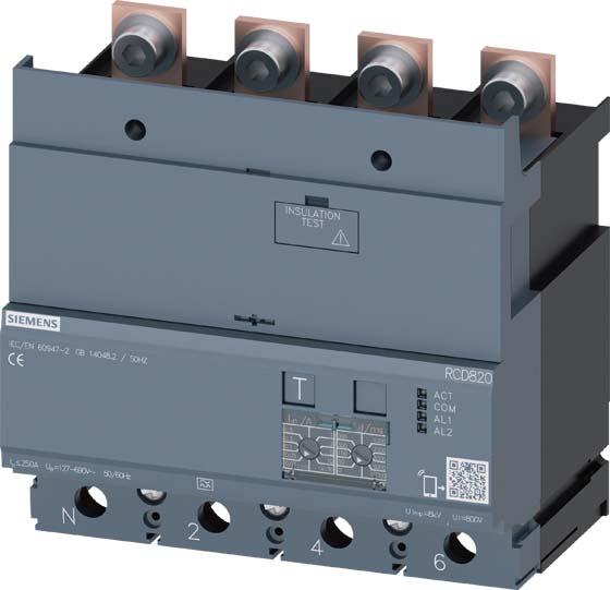 Siemens Appareil de protection contre les courants différentiels RCD type A 3VA922
