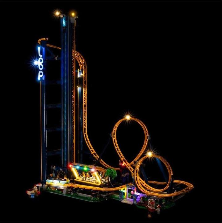 Actual product image Light my bricks LED Light Set for LEGO 10303 Looping Rollercoaster
