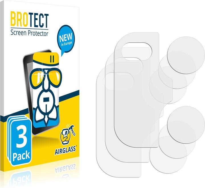 Produktbild BROTECT AirGlass Panzerglasfolie (3 Stk., Oppo Find X3 Pro)