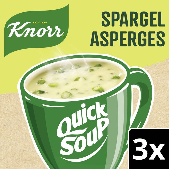 Image du produit Knorr Quick Soup Asperges, soupe au goût complet d'asperges vertes, rapidement préparée (450 ml)