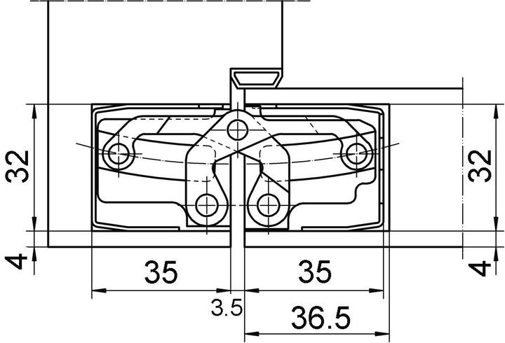 Produktbild Simonswerk Türband TECTUS TE 640 3D, verdeckt, Stahl schwarz beschichtet