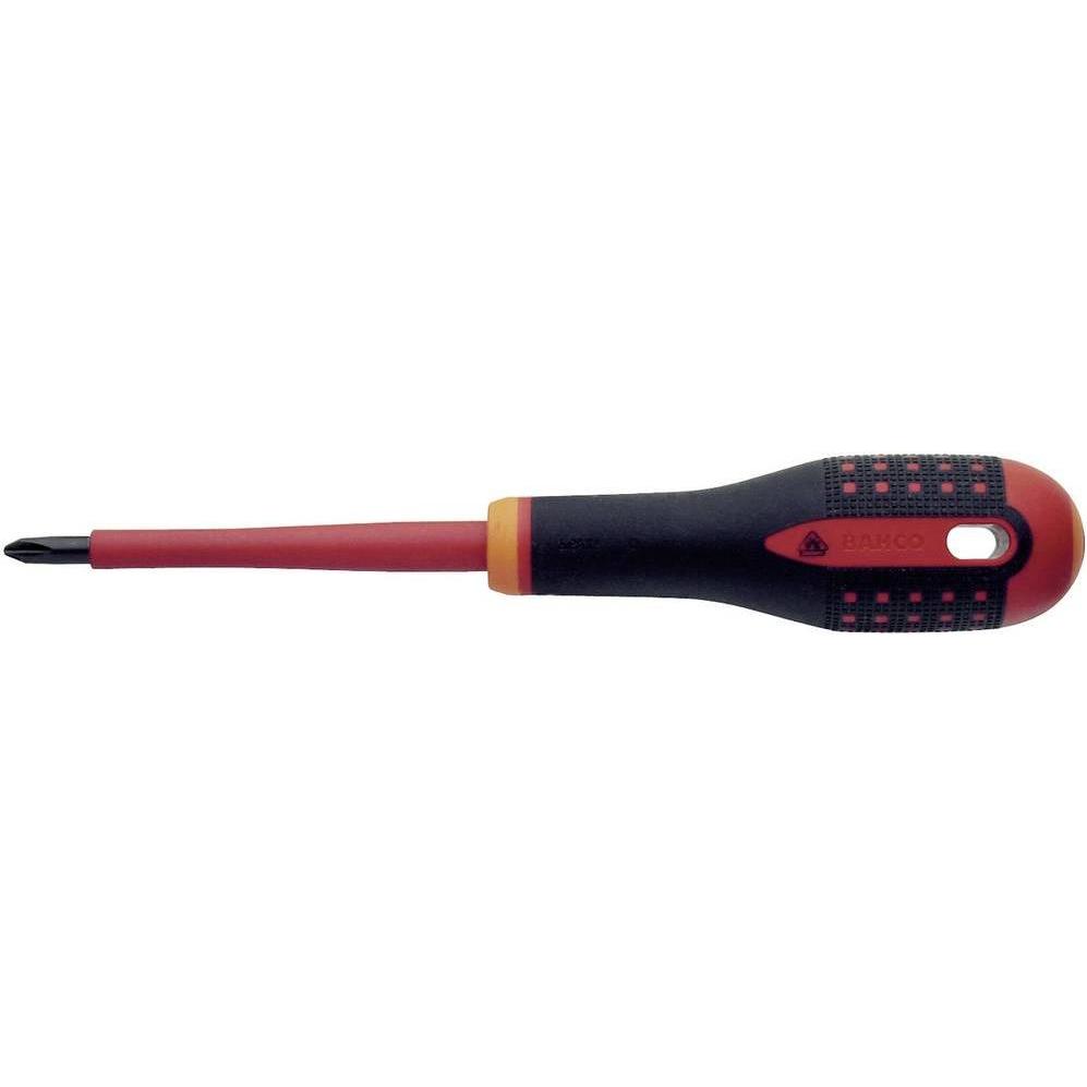 Bahco, Schraubenzieher, BE-8620S - ERGO Isolierter Schraubendreher für Phillips-Schrauben mit 3-Komponenten-Griff, V (Ph...