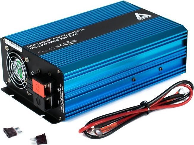 Produktbild AZO Digital 24 VDC / 230 VAC Spannungswandler SINUS IPS-1200S 1200W