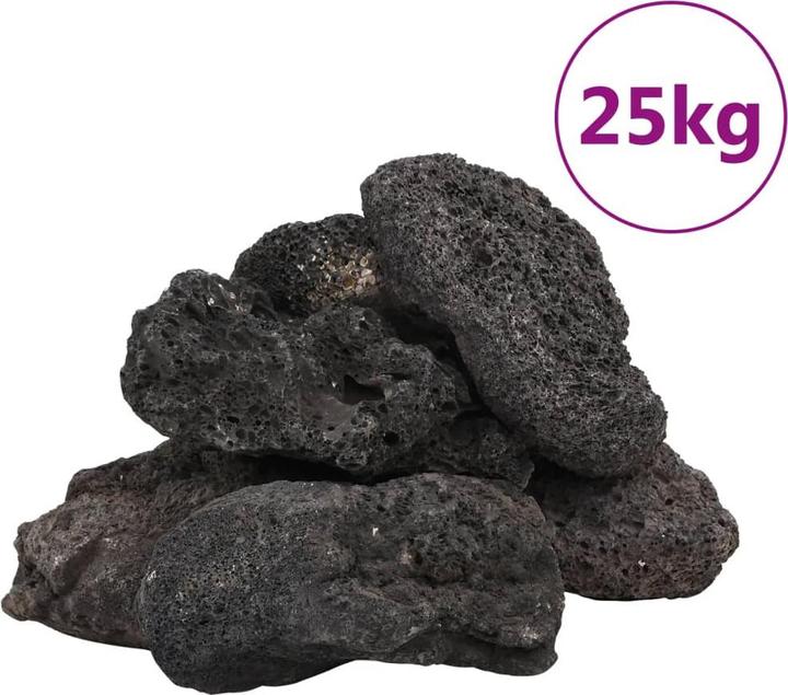 Produktbild VidaXL Lavagranulat Lavamulch Lavastein Aquarium Mulch Kies Rot 25 kg 10-30cm (Dekoration, sonstige Gegenstände)