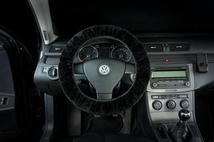 Actual product image Walser Lambskin steering wheel cover car, steering wheel cover, steering wheel protector genuine lambskin