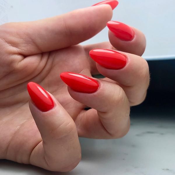 Actual product image Maliva Gel lacquer 066 UV/LED (Temptation Red, UV gel varnish)
