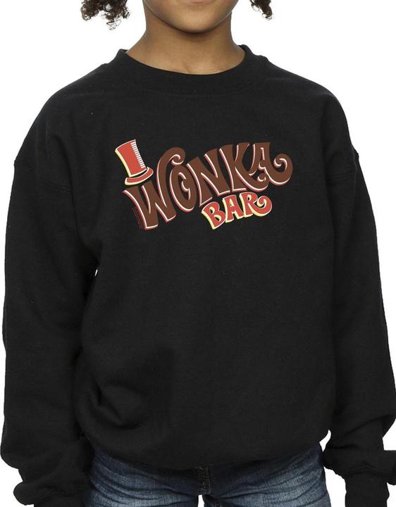 Produktbild Willy Wonka & the Chocolate Factory Bar Logo Sweatshirt Mädchen (104)