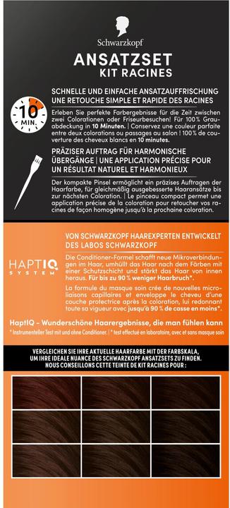 Produktbild Schwarzkopf Ansatzset Ansatz-Kaschierung (A4 Dunkelbraun)