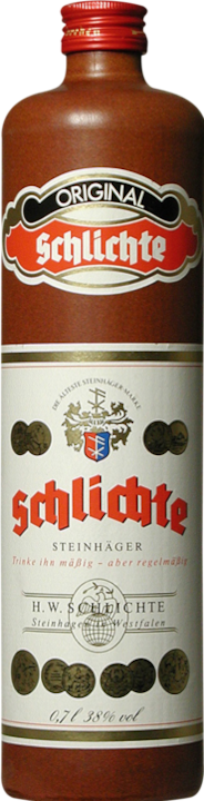Schwarze und Schlichte Steinhäger Schlichte (1 x 70 cl)