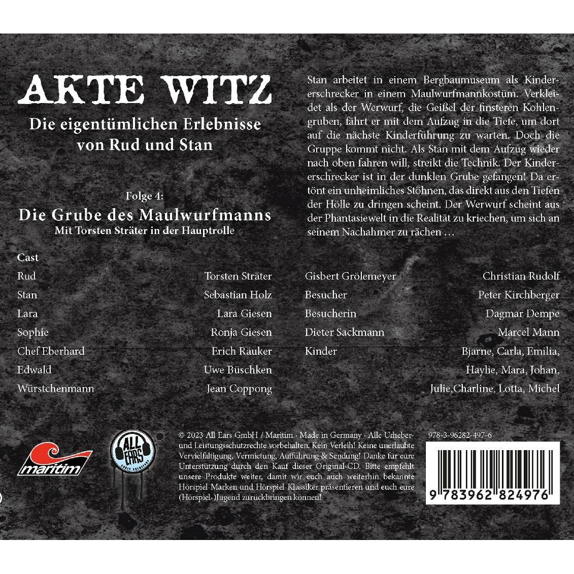 Thumbnail - Akte Witz 4 Die Grube des Maulwurfmanns, Hörbücher