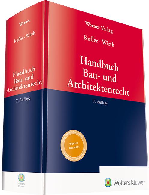 Produktbild Handbuch Bau- und Architektenrecht (Deutsch, Axel Wirth, Johann Kuffer, 2023)