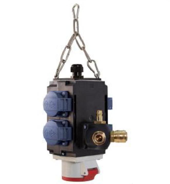Image du produit Bachmann ENERGY WURFEL 4xCEE7/3 1xCEE IP44 air comprimé 1in 2out (5x, CEE 7/3)