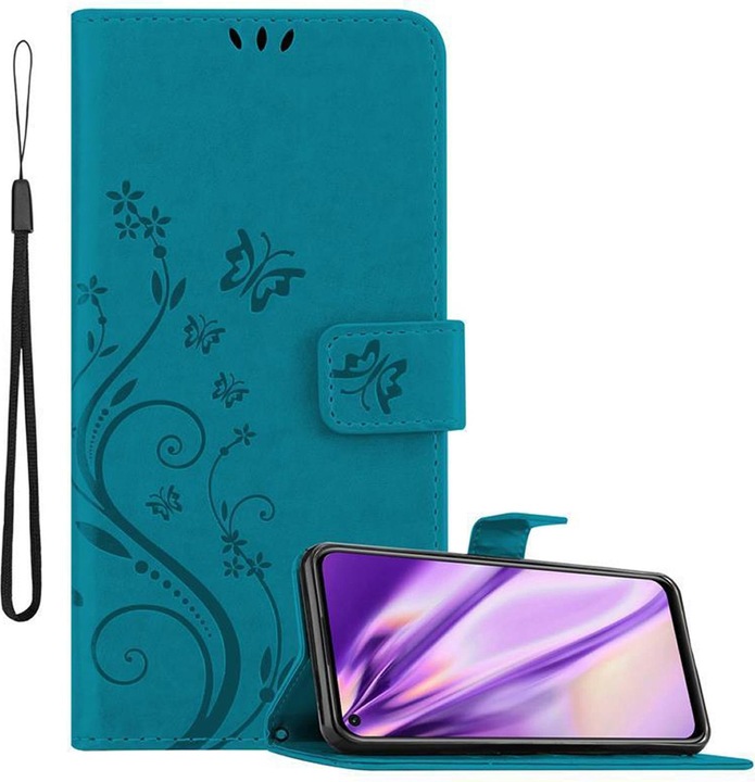 Actual product image Cadorabo Flower Book Cover (Huawei P40 Lite)