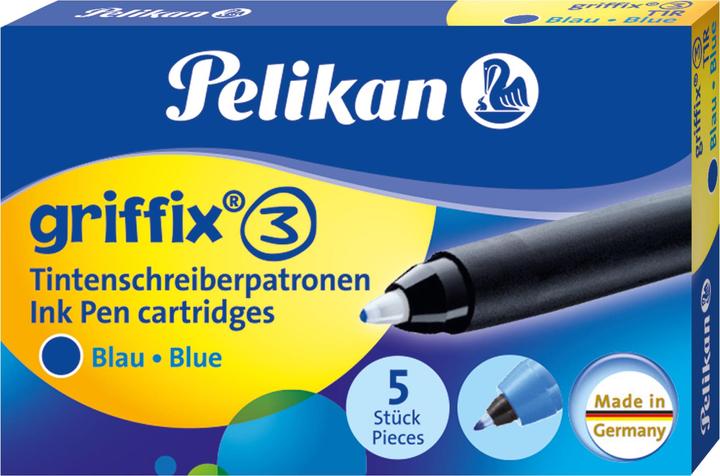 Produktbild Pelikan Rollerpatronen Griffix (Gelmine, Blau, 1 mm)