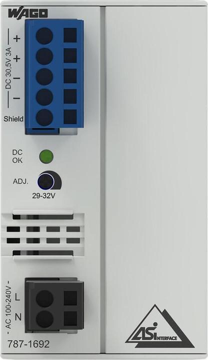 Actual product image Wago Primary clocked Power supply.