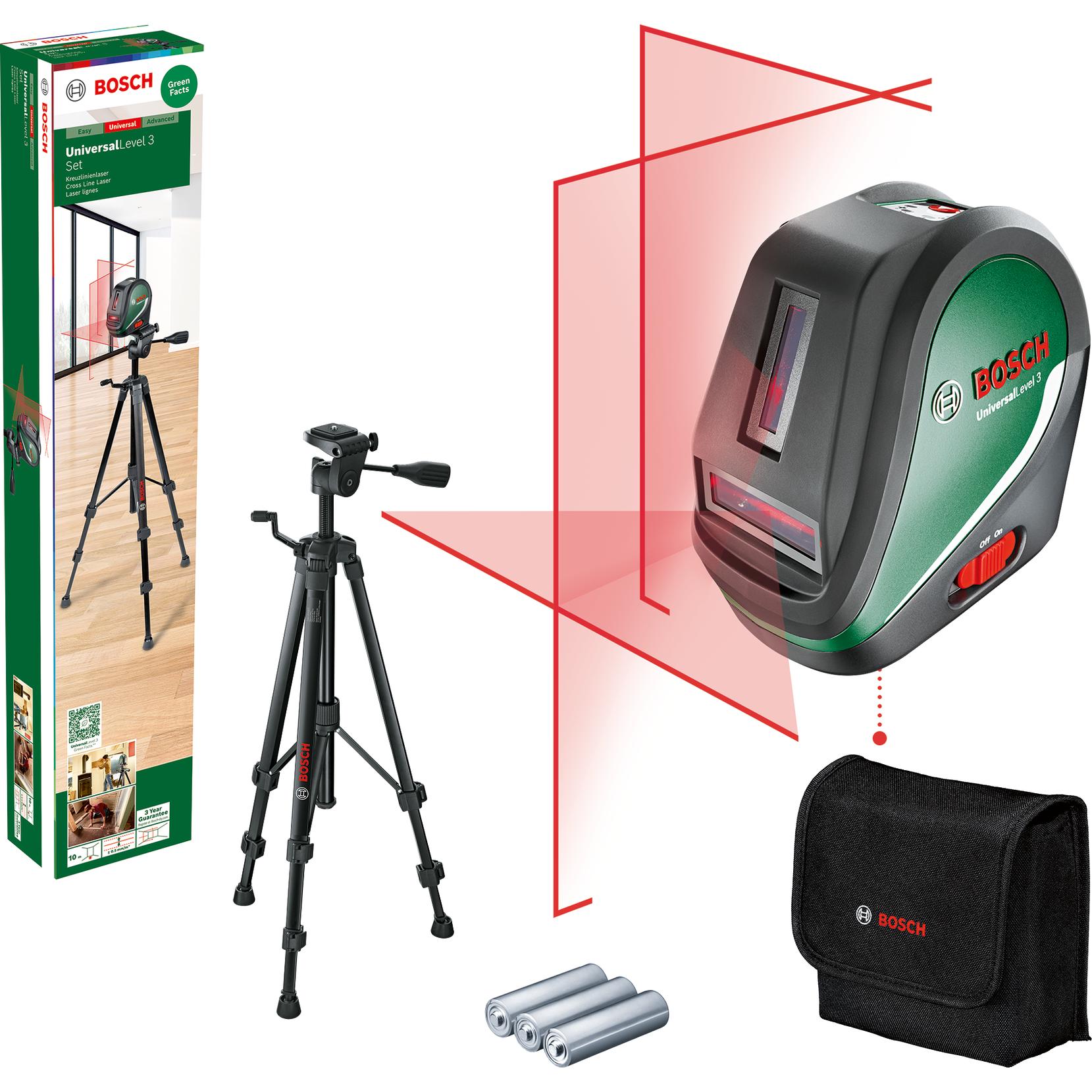 Thumbnail - Bosch Home & Garden, Linienlaser, UniversalLevel3 UNI + Tripod