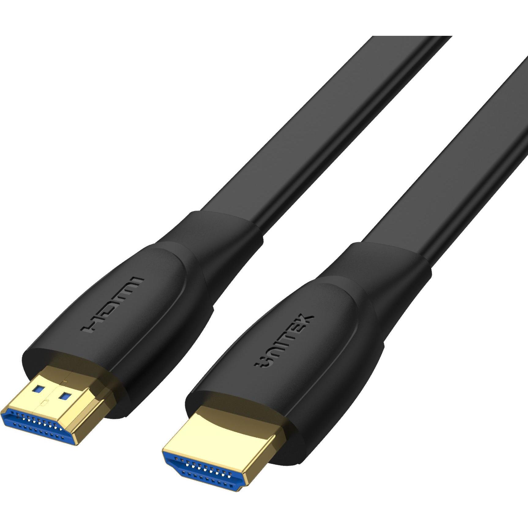 Unitek HDMI - HDMI Kabel 5m schwarz (C11063BK-5M) (5 m, HDMI), Video Kabel