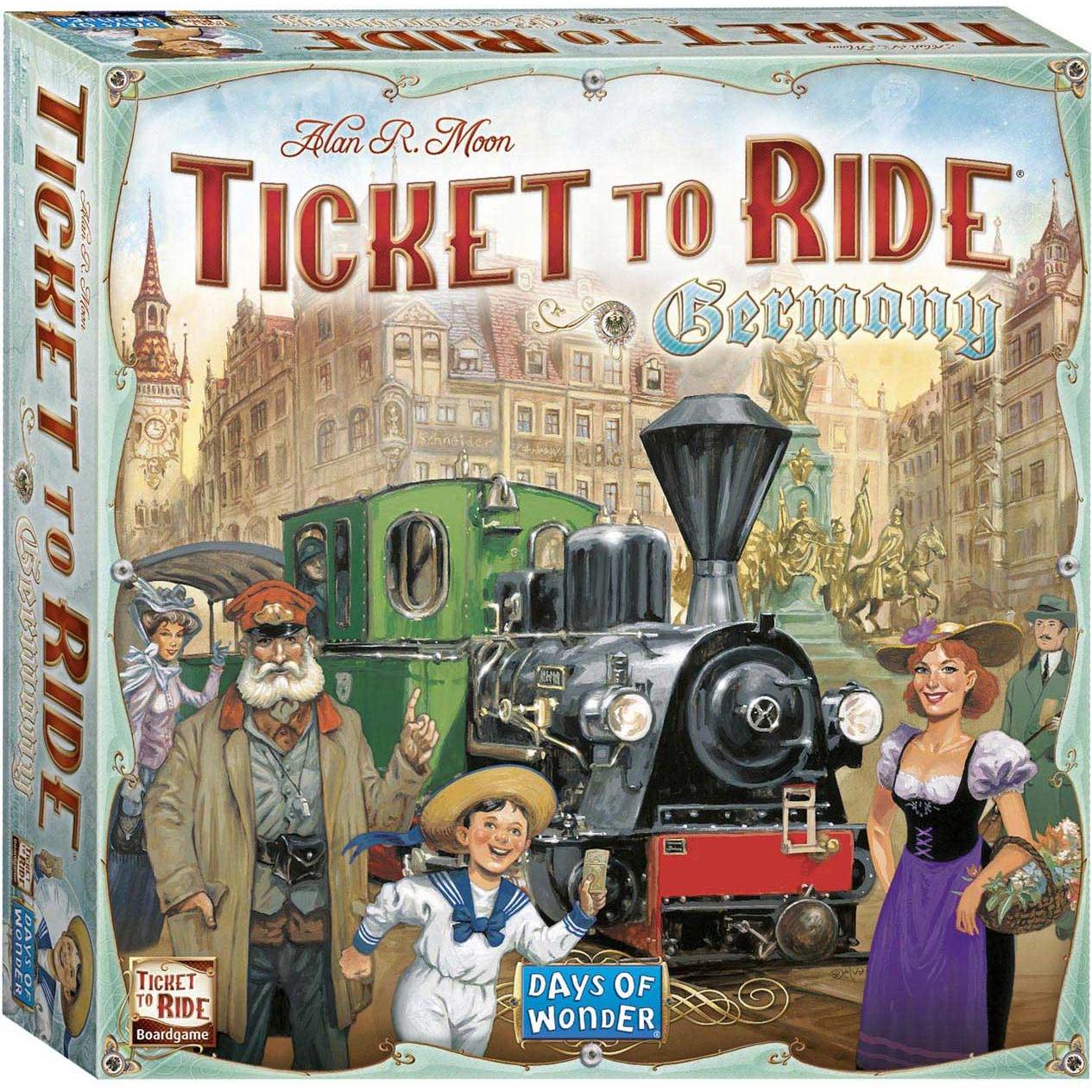 Asmodée Giorni di meraviglia bordspel Ticket to ride Germania (Inglese)