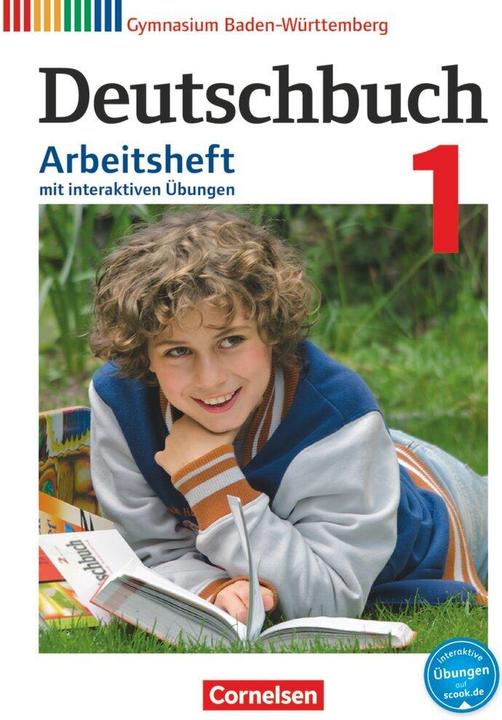 Produktbild Deutschbuch Gymnasium 1. 5. Schuljahr. Arbeitsheft mit Lösungen und interaktiven Übungen. BW (Deutsch, Andrea Wagener, Angela Mielke, Armin Fingerhut, Christoph Fischer, Cordula Grunow, Irmgard Schick, Jan Diehm, Kerstin Muth, Manuela Wölfel, Margret Fingerhut, Sandra Simberger, Vera Potthast, 2016)