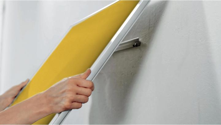 Actual product image Nobo Felt board Impression Pro 1915432 yellow, 87x155cm (Bulletin board, 87 x 155 cm)