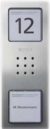 Image du produit Siedle CA 850-1 E Portier audio Compact Acier inoxydable