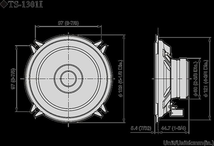 Produktbild Pioneer TS-1301i (130 W, 13 cm)