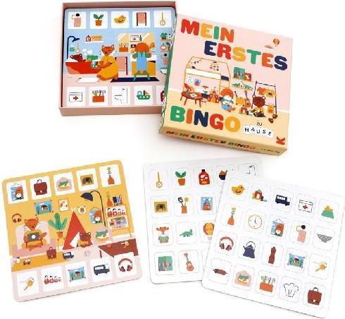 Produktbild 442033 - Mein erstes Bingo: Zu Hause - Brettspiel, für 2-4 Spieler, ab 3 Jahren (DE-Ausgabe) (Deutsch)
