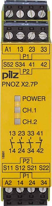 Produktbild Pilz 787305 PNOZ X2.7P C 24VACDC 3n/o 1n/c