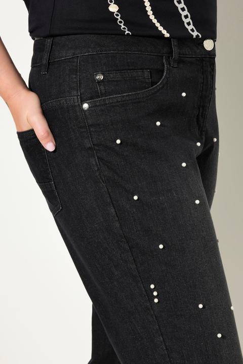 Produktbild Miamoda Jeans, weites Bein, Zierperlen, 5-Pocket (52)