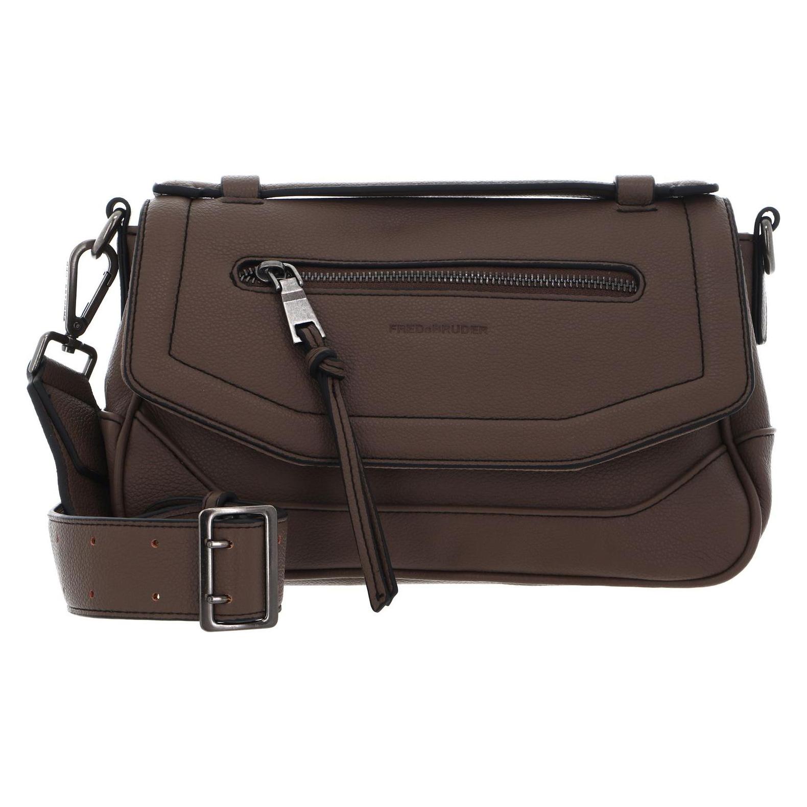 FredsBruder, Damen, Handtasche, Bestie Flap Crossbody Bag, Braun