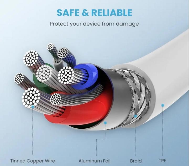 Produktbild Ugreen MFi -C auf -Ladekabel (1 m, USB 2.0, 18 W)