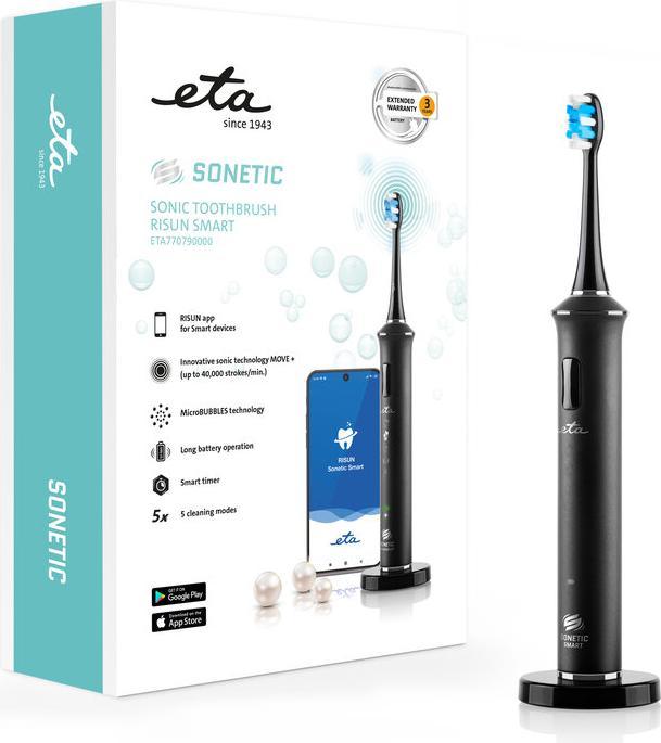 Produktbild ETA 770790000 Elektrische Zahnbürste Erwachsener Zahnbürste (Schallzahnbürste)