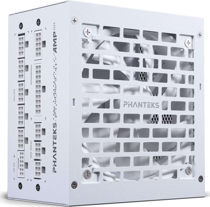 Image du produit Phanteks AMP GH 750W 80 PLUS Gold Alimentation, PCIe 5.1, ATX 3.1 - 750 Watt, blanc (750 W)