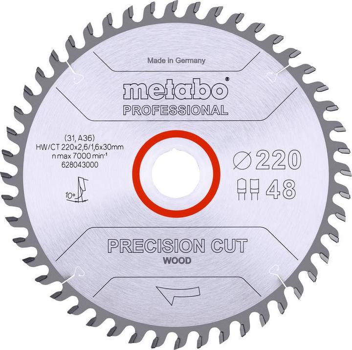 Produktbild Metabo Kreissägeblatt HW/CT