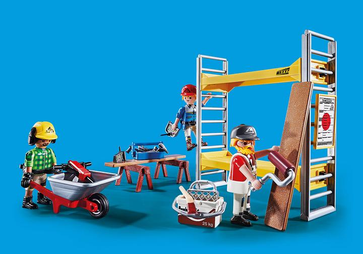Produktbild Playmobil Baugerüst mit Handwerkern (70446, Playmobil City Action)
