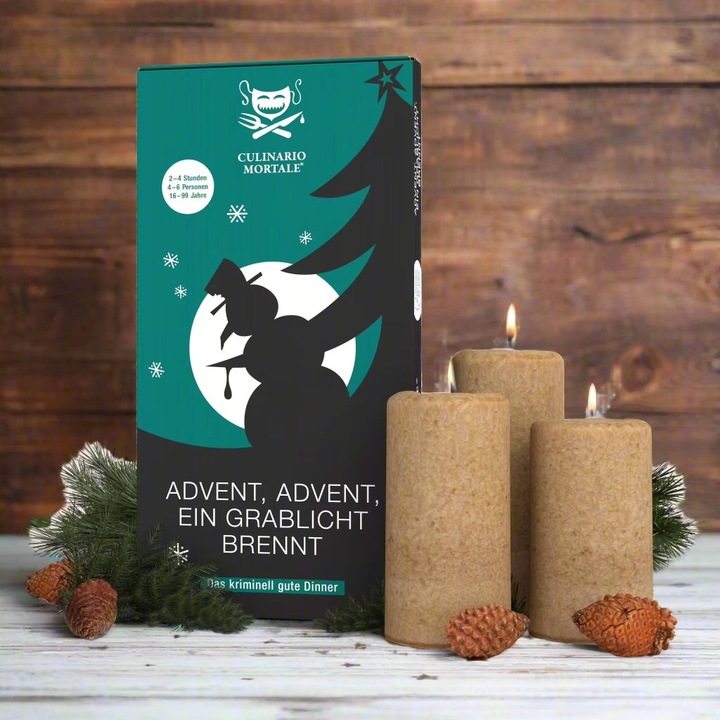 Produktbild Culinario Mortale Advent, Advent, ein Grablicht brennt - Krimidinner (Deutsch)