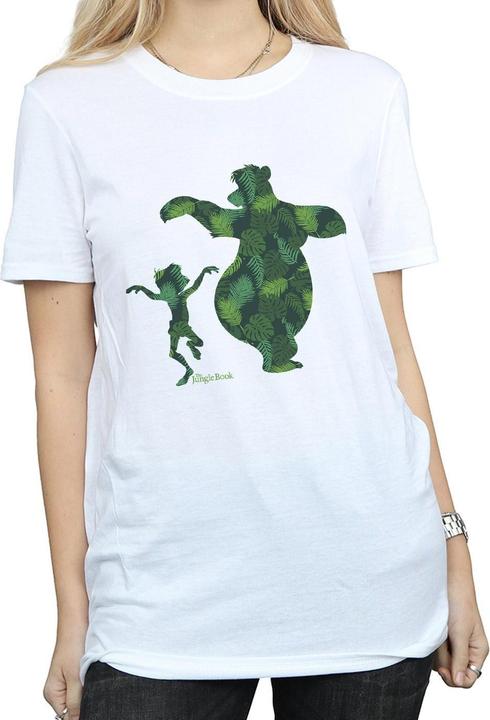 Immagine prodotto Disney The Jungle Book Mowgli And Baloo Dance Boyfriend Fit Maglietta Ampia Donna (M)