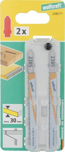 Produktbild wolfcraft 2 Stichsägeblätter BiM L=100mm T-Schaft