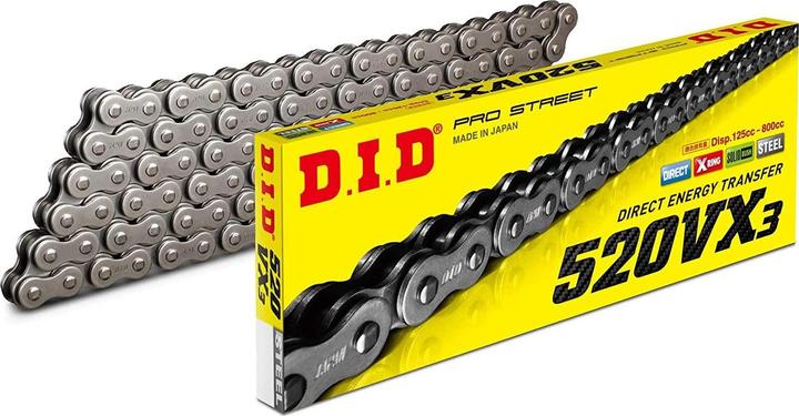 Actual product image D.I.D 520Vx3(B&B) X 90 Mail. Fj