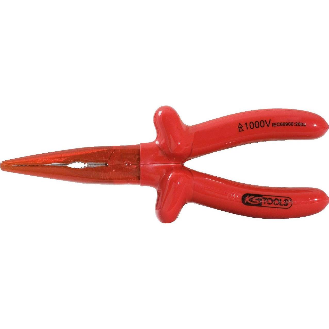 KS Tools, Zange, CLASSIC 1000V Flachrundzange, 160mm (160 mm)