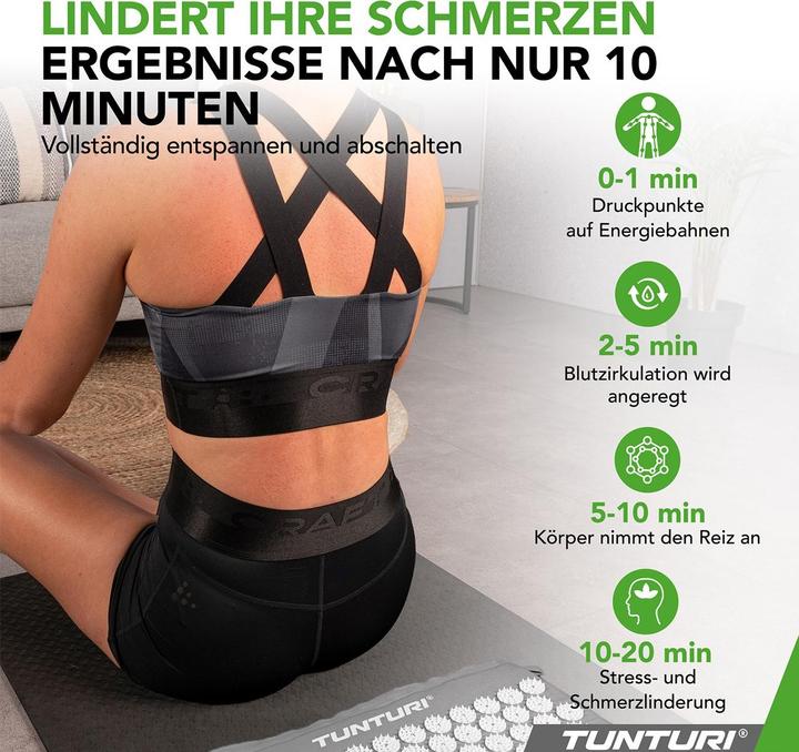 Produktbild Tunturi Akupressur-Matte und -Kissen