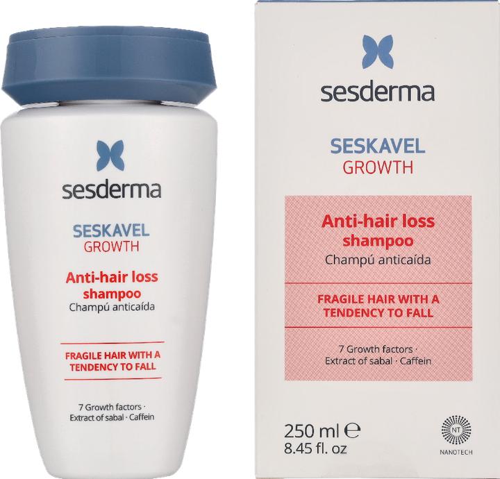 Actual product image Sesderma Seskavel Growth Anti-Hair Loss Shampoo 250 Ml (Liquid shampoo, 250 ml)