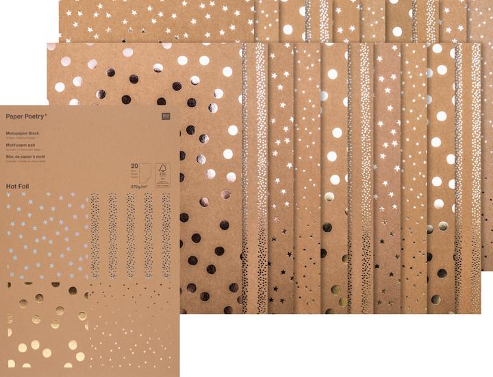 Actual product image Paper Poetry Motif paper (270 g/m², 20 x)