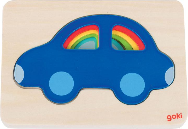 Productafbeelding Goki Autopuzzel "lagen" 5 lagen (5 onderdelen)